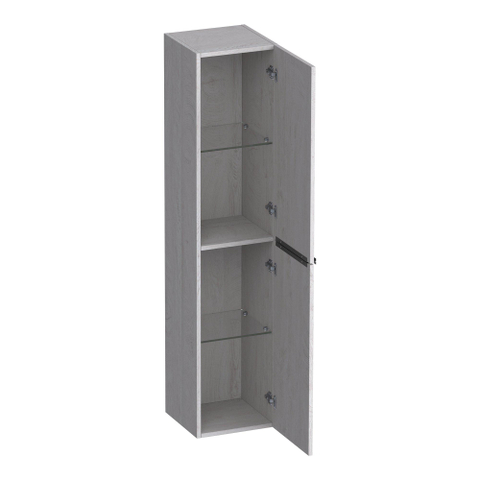 BRAUER Elevate armoire haute 160 sans poignées de pose avec 2 portes à ouverture gauche ou droite Forest Seashell SW1204177