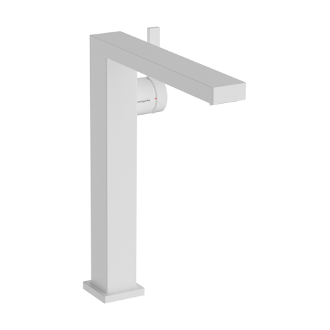 Hansgrohe Tecturis E - wastafelkraan - 1-gats - bm 240 fine coolstart m. push open m. vaste uitloopvoorsprong 19.7cm - mat wit SW1126376