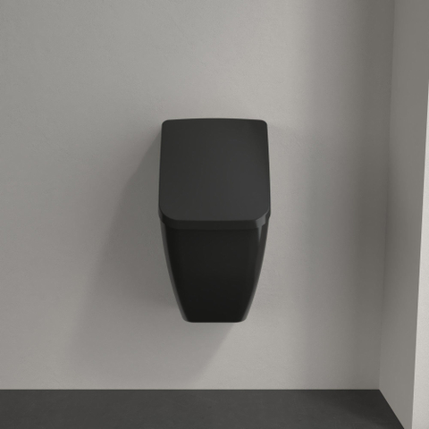 Villeroy & Boch Subway 3.0 closetzitting - met quickrelease - met softclose pure - afneembaar - mat zwart SW1173066