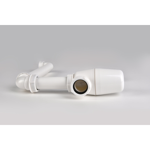 Meubelsifoncombinatie met muurbuis1 1/4" ruimtebesparend wit OUTLETSTORE STORE44510