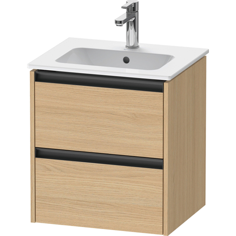 Duravit Ketho.2 meuble sous-lavabo 51x42x54,9cm adapté pour 1 vasque Panneau de particules Chêne naturel Mat SW772798