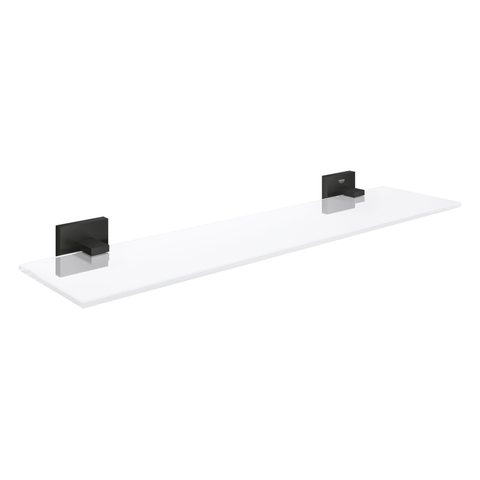 GROHE Start Cube tablette - 53x14.6cm - verre - noir mat SW1126253