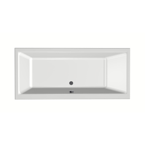 Xenz Kristal Baignoire - 180x80x48 - bonde Centrale - acrylique - blanc SW378483