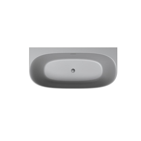 Riho Phatos Baignoire semi-autoportante - 170x80cm - Acrylique - Stone grey mat (gris) SW1185381