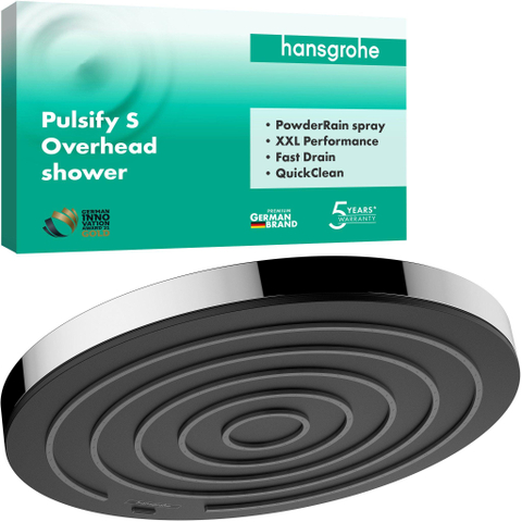 Hansgrohe Pulsify s Hoofddouche - 26cm - 1jet - hoogglans chroom SW651005