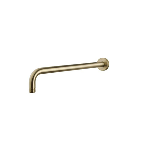 Wiesbaden Unimatch Douchearm - met muurbevestiging - 35cm - PVD - geborsteld messing (goud) SW373437