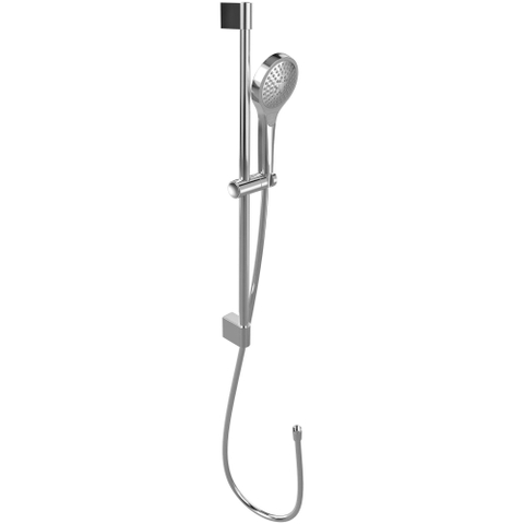 Villeroy & Boch Verve Showers Glijstangset - met drie functies - voor wandmontage - hoogglans chroom SW974369