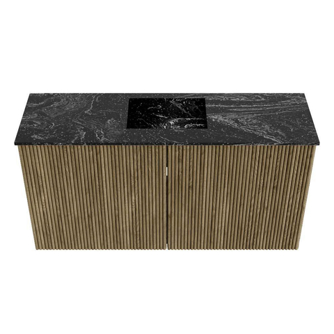 Mondiaz JOYA-DLUX 80cm toiletmeubel - kleur Dusk - Wastafel FAYE positie Midden Zonder kraangat kleur Lava. SW1423255