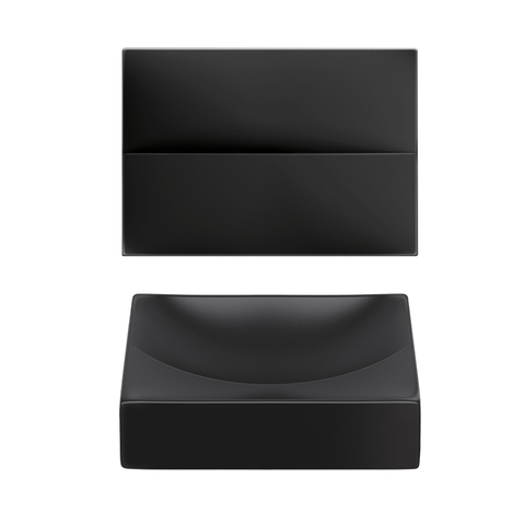 Clou Vale fontein 28 cm zonder kranenbank mat zwart keramiek SHOWROOMMODEL SHOW25610