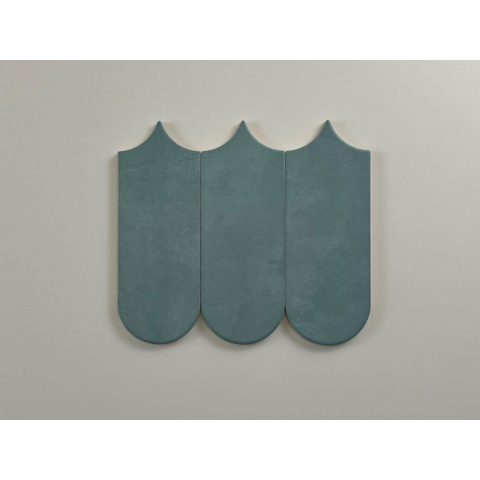 ÉCHANTILLON Terravito Evarno carreau mural - 8x21,5cm - Aqua mat (bleu) SW1130638