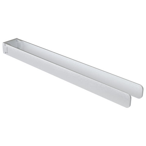 Haceka Aline Porte-serviettes - 46cm - double - pivotant - aluminium brossé SW654144