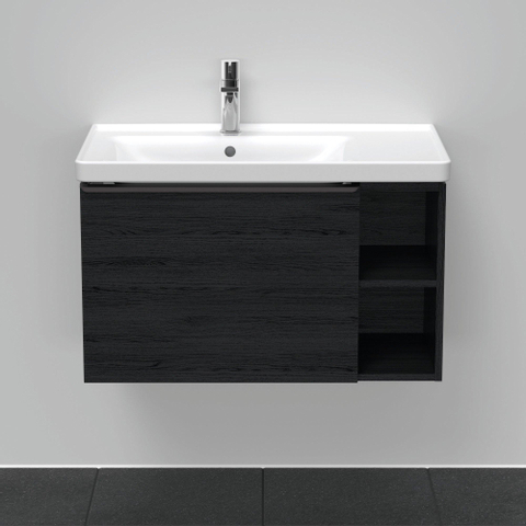 Duravit D-neo Meuble sous vasque 78.4x45.2x44cm 1 tiroir Chêne noir mat SW641116