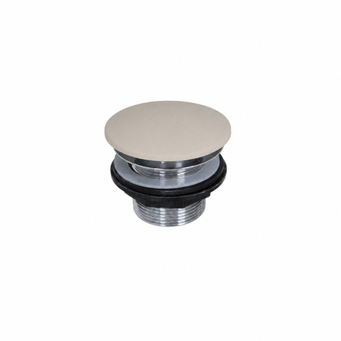 FugaFlow Eccelente Calma baignoire autoportante - 180x80 cm - solid surface - beige mat SW1587827