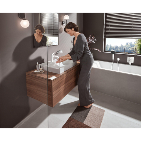 Hansgrohe VIVENIS 1 greeps - inbouw badmengkraan - inbouw - mat wit SW647117