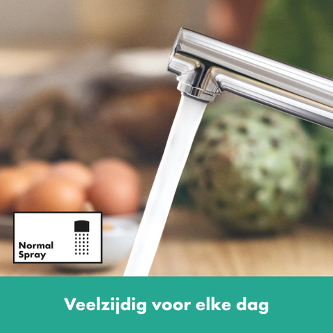 Hansgrohe Zesis m33 - eengreeps keukenmengkraan - 150 - 1jet - hoogglans chroom SW730052