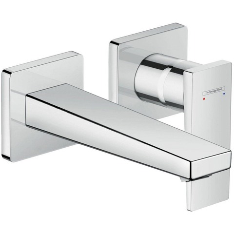 Hansgrohe Metropol afbouwdeel wastafelkraan - 2-gats - voorsprong 16.5cm - chroom SW99783