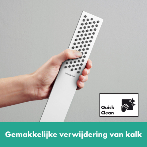 Hansgrohe Pulsify e Doucheset - 100 - 1jet - ecosmart+ - glijstang 65cm m.wit - mat wit SW918196