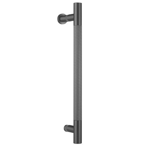 Crosswater Optix 10 Geribbelde Handgreep - 12.5cm - gecoat slate gunmetal (antraciet) SW927861