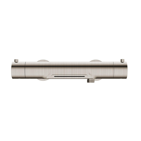 Wiesbaden Style Thermostatische badmengkraan waterval cooltouch - PVD - geborsteld staal (RVS) SW418213