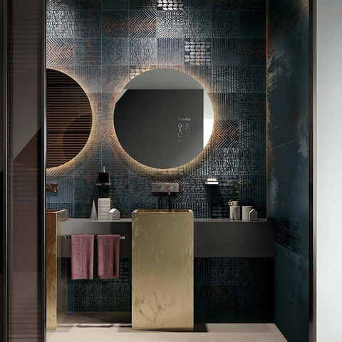 Ceralto Inlay R11 Bande décorative - 25x25cm - 8.5mm - rectifié - Nero SW476789