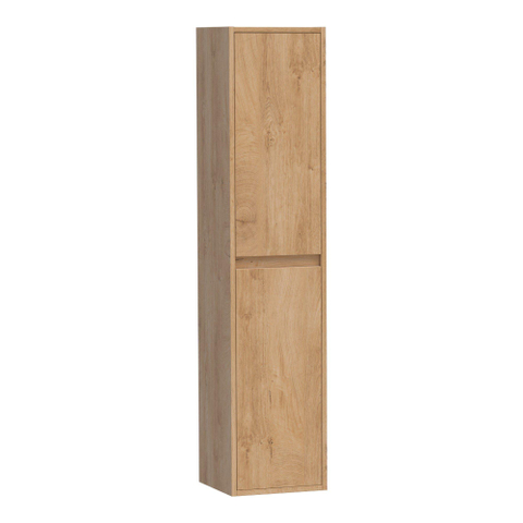BRAUER Adore armoire de salle de bains - 160x35x35cm - avec 2 portes sans poignée ouvrant à gauche ou à droite Forest Tan SW370928