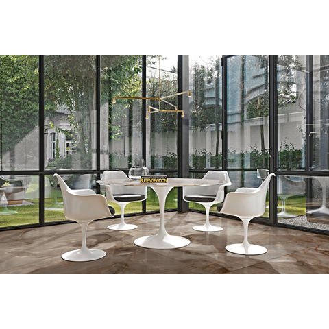 Ceralto Alabro Vein Carreau de sol - 60x60cm - 10.0mm - rectifié - Choco SW717480