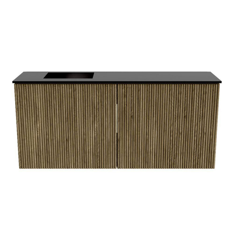 Mondiaz JOYA 90cm meuble de salle de bains - couleur Dusk - Vasque FAYE position Gauche Sans trou de robinet couleur Urban SW1421644