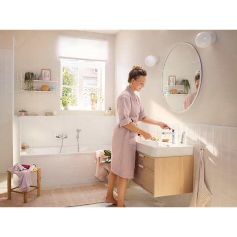 Hansgrohe Rebris s 1 greeps - opbouw badmengkraan hartafstand 15 - 3cm - hoogglans chroom SW802966