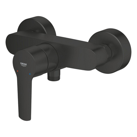 Grohe Start Douchekraan - zonder omstel - koppelingen - HOH=15cm - matte black (mat zwart) SW924741