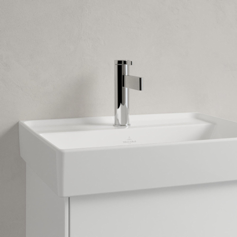 Villeroy & Boch Collaro fontein - 50x40cm - zonder overloop - 1 kraangat CeramicPlus - White Alpine (glans wit) SW358372