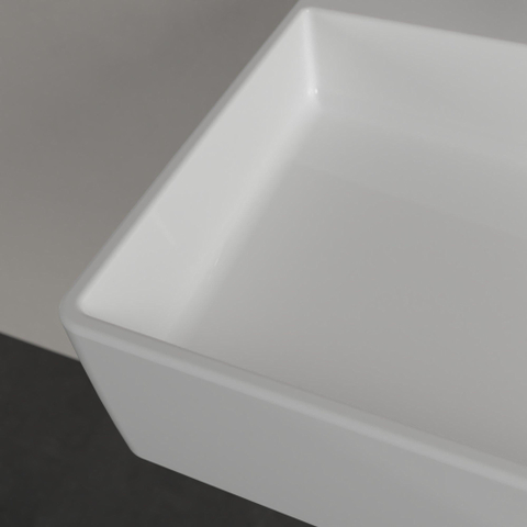 Villeroy & Boch Memento 2.0 lavabo - dessous meulé 120x47cm - avec trop-plein 2 trous de robinet ceramic+ blanc SW336067