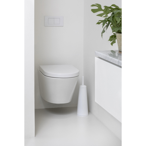 Brabantia ReNew Toiletborstel - staand - houder - wit SW237223