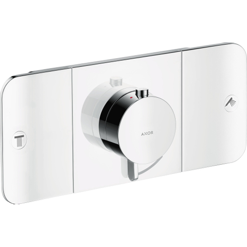 Axor One Mitigeur thermostatique avec robinet d'arrêt pour 2 fonctions chrome SW295831