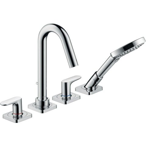 AXOR Citterio partie apparente ensemble de rebord de baignoire 4 trous avec rosace chrome 0450507