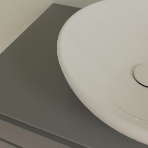Villeroy & Boch Loop & friends vasque à poser - 42cm - ronde avec trop-plein CeramicPlus blanc SW644145
