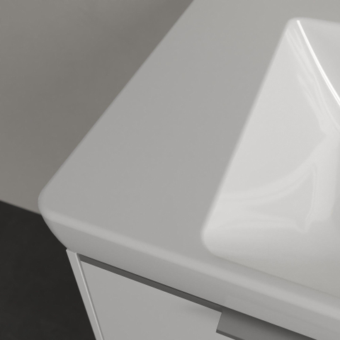 Villeroy & Boch Subway 3.0 Lavabo pour meuble - 800 x 470 x 165 mm - Blanc Alpin CeramicPlus - sans trop-plein SW701258