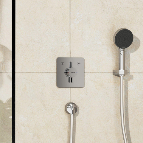 Hansgrohe DuoTurn Q Inbouw mengkraan - voor 2 functies - hoogglans chroom SW918550