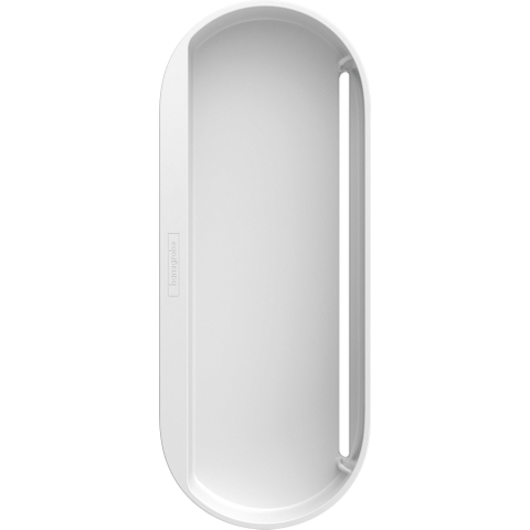 Hansgrohe Wallstoris Opbergbakje - 25x3.9x10cm - mat wit SW651301