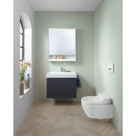 Geberit AquaClean Tuma Comfort Douchewc - spoelrandloos- wand - rimfree - glans wit SW87551