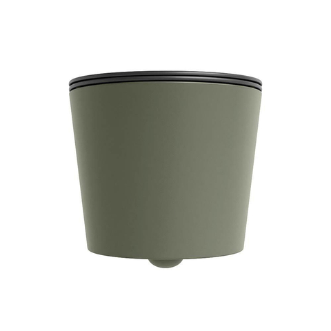 Mondiaz LAVIE WC suspendu – sans bride – 36 x 53 cm – avec abattant softclose – Army (vert), abattant Dark grey (gris) SW1208597