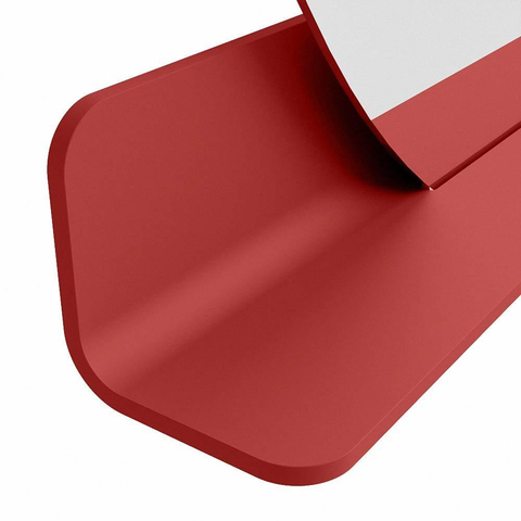 Mondiaz SPOT spiegel – Ø120 cm – met planchet – Fire (rood) SW1235530
