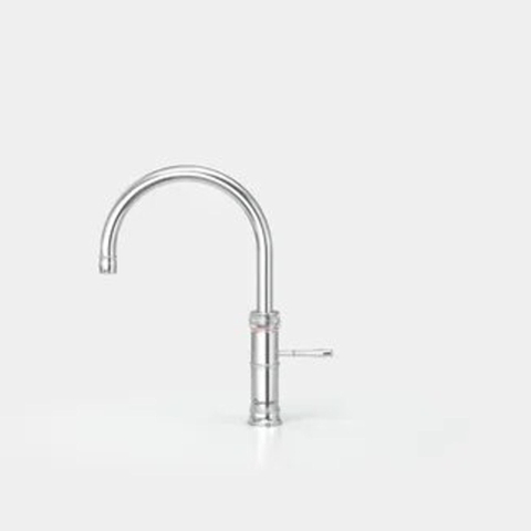 Quooker Classic Fusion Round kokendwaterkraan - draaibare uitloop - Combi reservoir - Warm / kokend water - Chroom SW299641