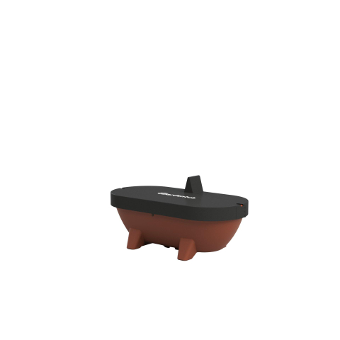 Gardentub Baignoire îlot (extérieur) - 194x94x66cm - synthétique - compatible à l'extérieur - terracotta mat SW1017091