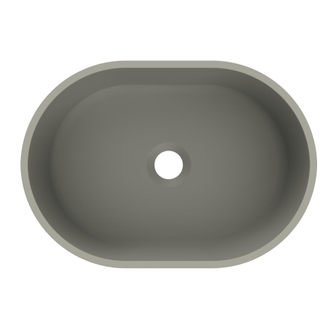 Arcqua Case waskom ovaal 40x28 mat beton SW1080037