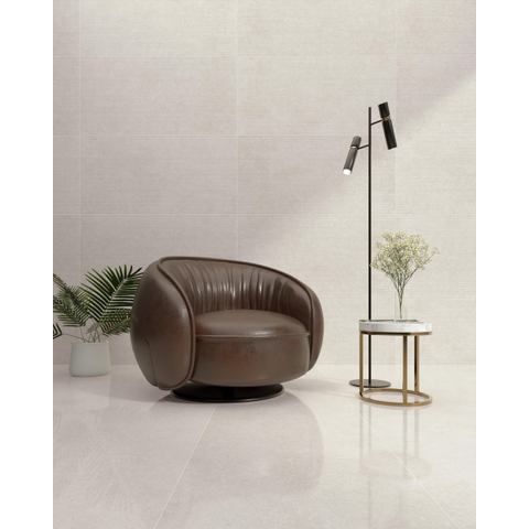 Modano Palma Lura Wandtegel - 60x120cm - 9mm - decor - gerectificeerd - Ivory mat SW1529374