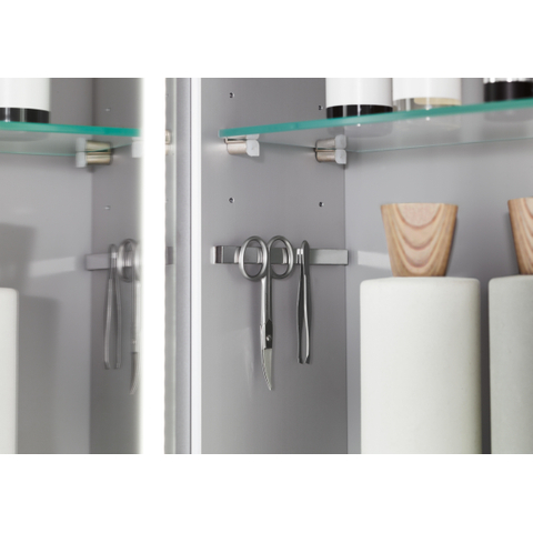 Villeroy & Boch my view 14 My view spiegelkast - 80x75cm - 2 deuren en led verlichting - zilver 1024980