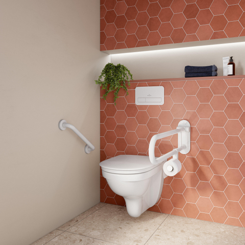 Villeroy & Boch Vicare O.novo wandcloset - 59.5cm directflush - diepspoel CeramicPlus - White Alpine (glans wit) SW479639