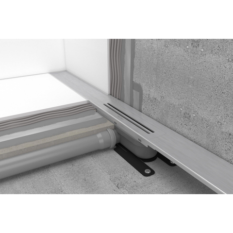 Easy drain R-line Clean Color caniveau de douche murale 90cm inox SW894145
