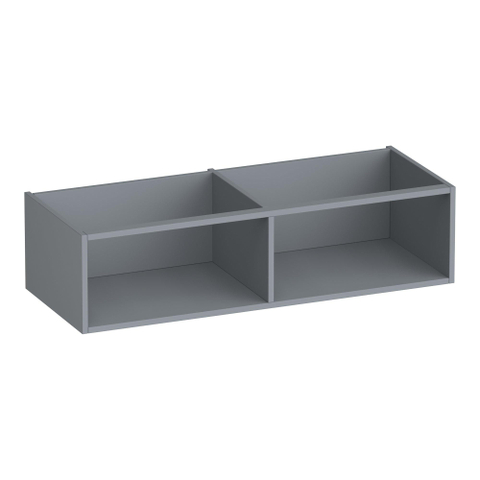 BRAUER Flourish armoire latérale - 119x30x45,5cm - avec 2 compartiments de rangement gris mat SW445677