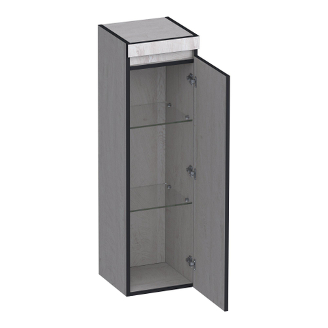 BRAUER Joy Edge badkamerkast - 120x35x35cm - 1 deur - rechtsdraaiend - greeploos - Forest Seashell SW1200837